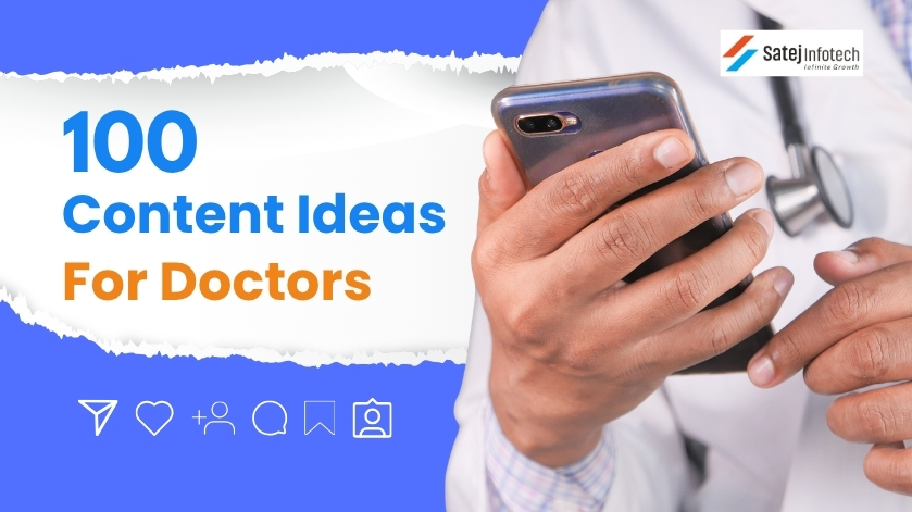 100 social media content ideas for doctors and clinics