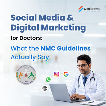 NMC guidelines for doctors using social media websites and digital marketing in India