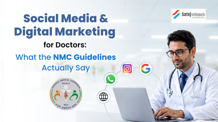NMC guidelines for doctors using social media websites and digital marketing in India