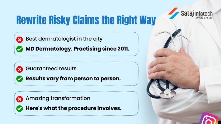 Ethical alternatives to promotional healthcare claims
