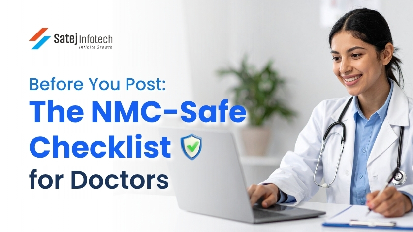 NMC safe social media posting checklist for doctors in India