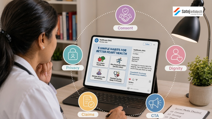 Before and after content checklist for doctors and medical practices