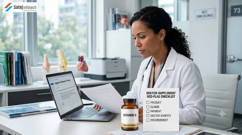 Doctor supplement collaboration red flag checklist for healthcare brand partnerships
