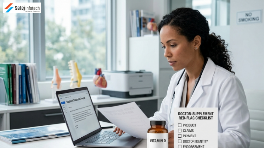 Doctor supplement collaboration red flag checklist for healthcare brand partnerships