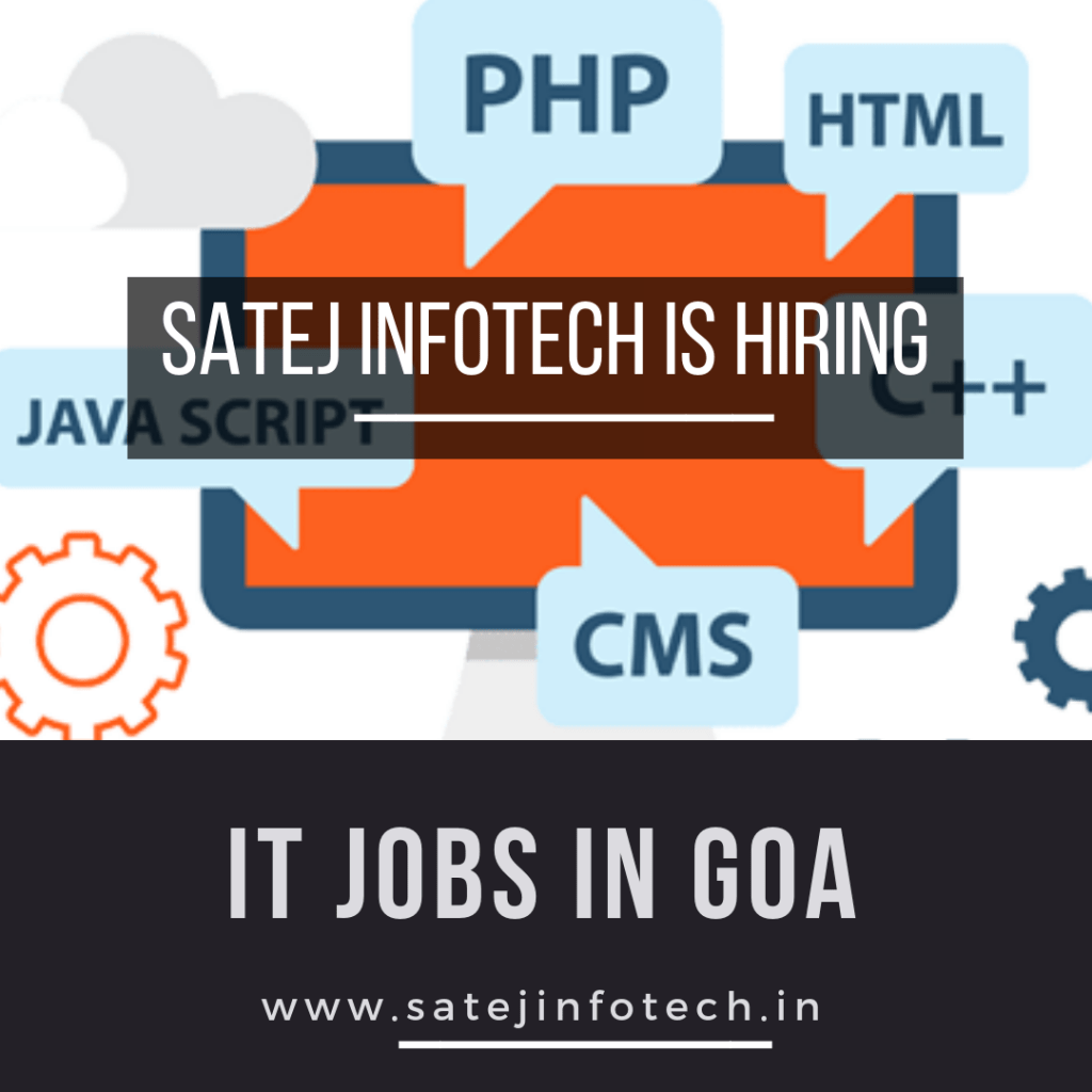 IT Jobs in Goa Web Developer Jobs in Goa Web Designing Course in Goa
