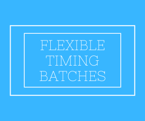 flexible timing batches