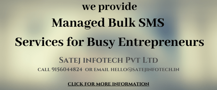 managed bulk sms services